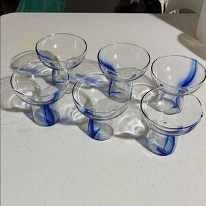 Libbey Blue Ribbon Swirl Margarita
Cocktail Glasses - Set of 6